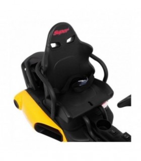 Kart électrique 12V XR-1 Jaune - Pack Evo