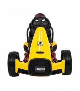 Kart électrique 12V XR-1 Jaune - Pack Evo