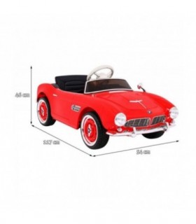 Voiture électrique 12V BMW 507 retro Rouge - Pack Luxe