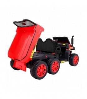 Camion électrique 2 places 2 x 12V A730 Rouge - Noir - Pack Evo