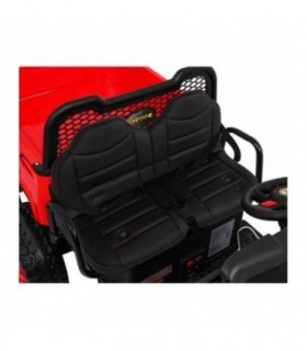 Camion électrique 2 places 2 x 12V A730 Rouge - Noir - Pack Evo