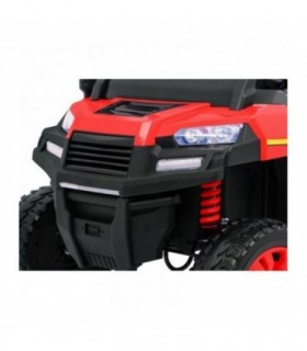 Camion électrique 2 places 2 x 12V A730 Rouge - Noir - Pack Evo