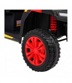 Camion électrique 2 places 2 x 12V A730 Rouge - Noir - Pack Evo