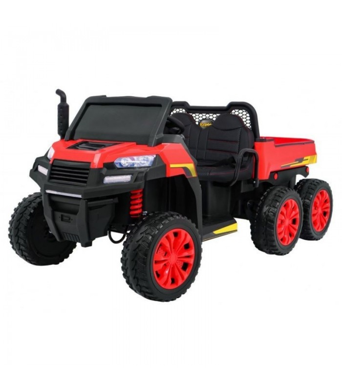 Camion électrique 2 places 2 x 12V A730 Rouge - Noir - Pack Evo