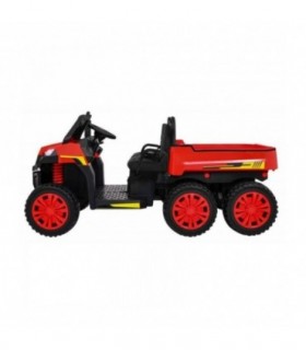 Camion électrique 2 places 2 x 12V A730 Rouge - Noir - Pack Evo