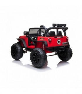 Voiture électrique 2 places 24V Jeep JC666 Rouge - Pack Luxe