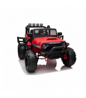 Voiture électrique 2 places 24V Jeep JC666 Rouge - Pack Luxe