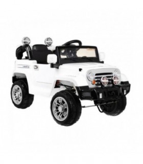 Voiture électrique 12V Jeep Reback Blanche