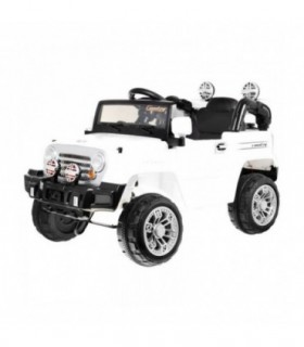 Voiture électrique 12V Jeep Reback Blanche