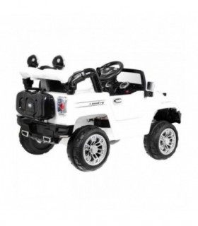 Voiture électrique 12V Jeep Reback Blanche
