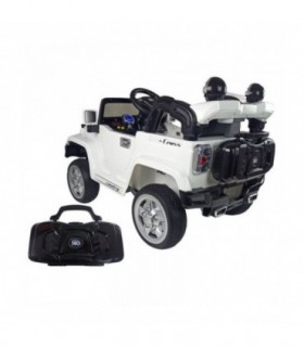 Voiture électrique 12V Jeep Reback Blanche