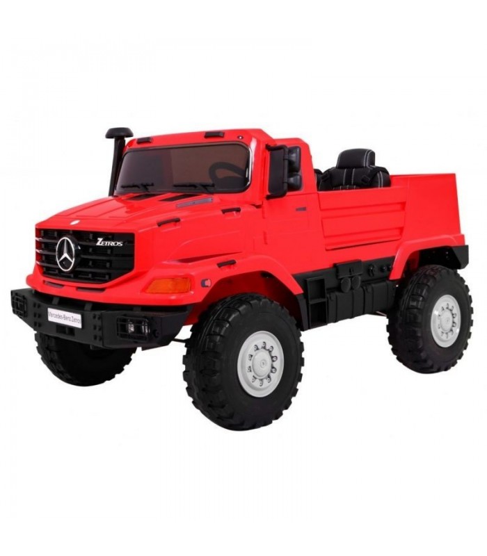 Voiture électrique 2 places 12V Mercedes Zetros Rouge - Pack Luxe