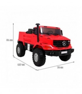 Voiture électrique 2 places 12V Mercedes Zetros Rouge - Pack Luxe
