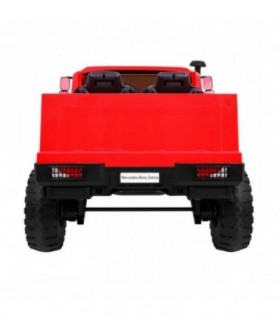 Voiture électrique 2 places 12V Mercedes Zetros Rouge - Pack Luxe