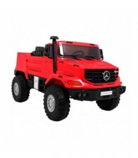 Voiture électrique 2 places 12V Mercedes Zetros Rouge - Pack Luxe