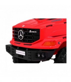 Voiture électrique 2 places 12V Mercedes Zetros Rouge - Pack Luxe