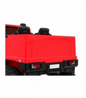 Voiture électrique 2 places 12V Mercedes Zetros Rouge - Pack Luxe
