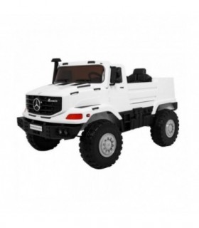 Voiture électrique 2 places 12V Mercedes Zetros Blanche - Pack Luxe