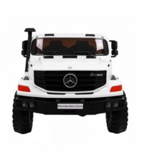 Voiture électrique 2 places 12V Mercedes Zetros Blanche - Pack Luxe