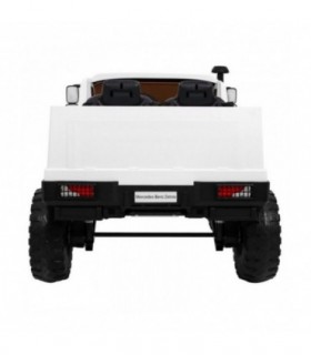 Voiture électrique 2 places 12V Mercedes Zetros Blanche - Pack Luxe