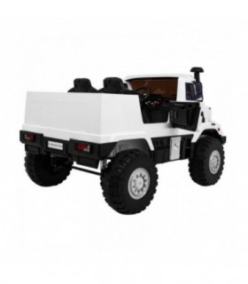 Voiture électrique 2 places 12V Mercedes Zetros Blanche - Pack Luxe