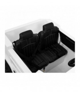 Voiture électrique 2 places 12V Mercedes Zetros Blanche - Pack Luxe