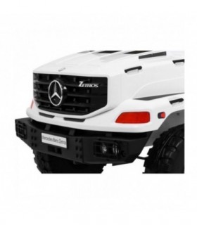 Voiture électrique 2 places 12V Mercedes Zetros Blanche - Pack Luxe