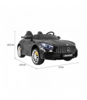 Voiture électrique 2 places  2x12V Mercedes SLS AMG GT R Noir - Pack Luxe