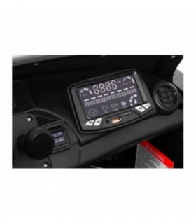 Voiture électrique 2 places  2x12V Mercedes SLS AMG GT R Noir - Pack Luxe