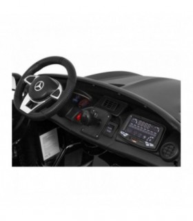 Voiture électrique 2 places  2x12V Mercedes SLS AMG GT R Noir - Pack Luxe