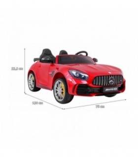 Voiture électrique 2 places  2x12V Mercedes SLS AMG GT R Rouge - Pack Luxe