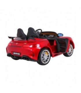 Voiture électrique 2 places  2x12V Mercedes SLS AMG GT R Rouge - Pack Luxe