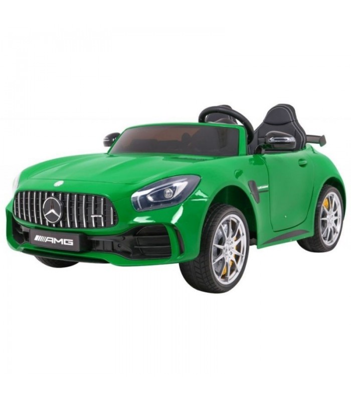 Voiture électrique 2 places  2x12V Mercedes SLS AMG GT R Verte - Pack Luxe