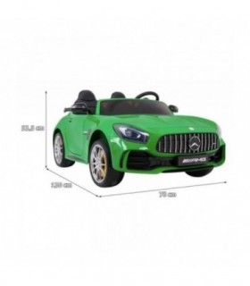 Voiture électrique 2 places  2x12V Mercedes SLS AMG GT R Verte - Pack Luxe