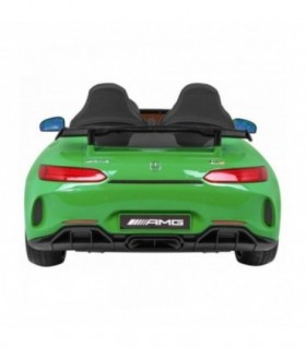 Voiture électrique 2 places  2x12V Mercedes SLS AMG GT R Verte - Pack Luxe