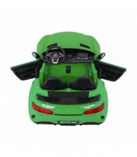 Voiture électrique 2 places  2x12V Mercedes SLS AMG GT R Verte - Pack Luxe