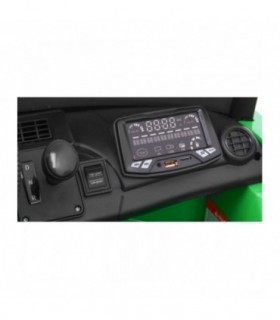 Voiture électrique 2 places  2x12V Mercedes SLS AMG GT R Verte - Pack Luxe