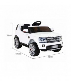 Voiture électrique 12V Land Rover Discovery Blanc - Pack Luxe