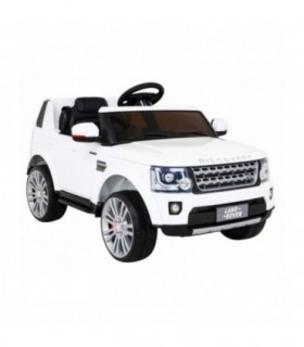 Voiture électrique 12V Land Rover Discovery Blanc - Pack Luxe