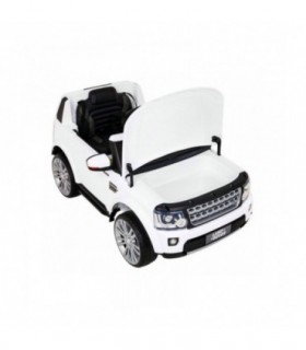 Voiture électrique 12V Land Rover Discovery Blanc - Pack Luxe