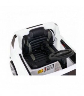 Voiture électrique 12V Land Rover Discovery Blanc - Pack Luxe