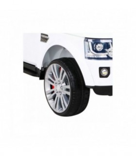 Voiture électrique 12V Land Rover Discovery Blanc - Pack Luxe