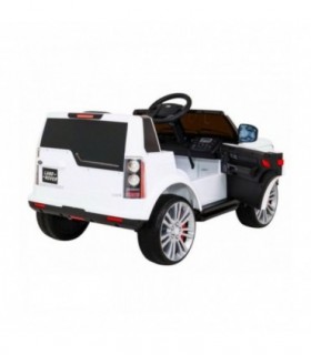 Voiture électrique 12V Land Rover Discovery Blanc - Pack Luxe