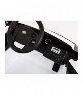 Voiture électrique 12V Land Rover Discovery Blanc - Pack Luxe