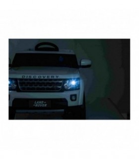 Voiture électrique 12V Land Rover Discovery Blanc - Pack Luxe