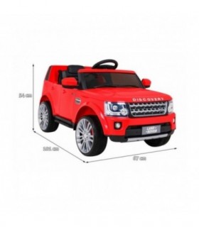 Voiture électrique 12V Land Rover Discovery Rouge - Pack Luxe