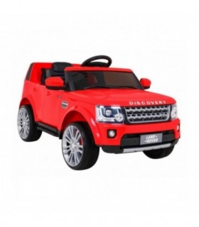 Voiture électrique 12V Land Rover Discovery Rouge - Pack Luxe