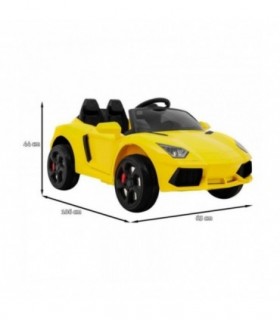 Voiture électrique 12V Future Jaune