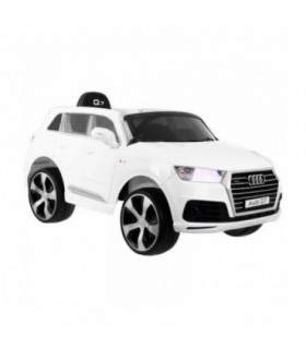 Voiture électrique 12V Audi Q7 Blanche - Pack Luxe