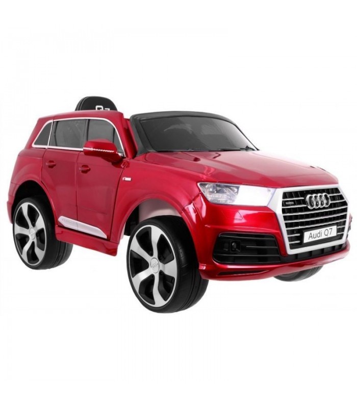 Voiture électrique 12V Audi Q7 Rouge Métallisée - Pack Luxe